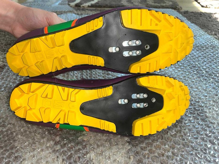Pantofi "retro" pentru ciclism, noi, marime 45