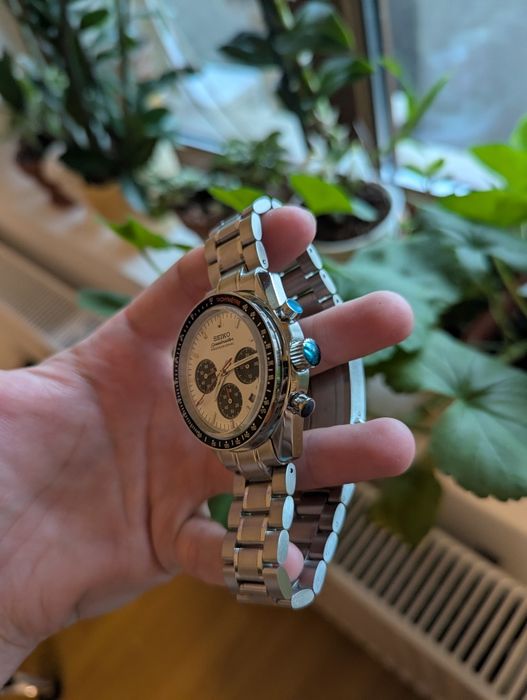 Ceas Seiko Mod Panda VK63 Hybrid