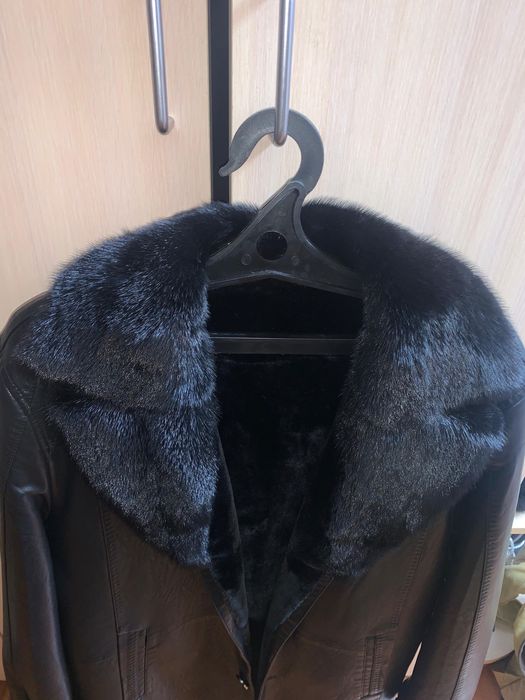 мужская кожанная куртка