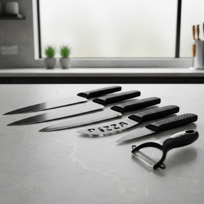 Комплект кухненски ножове – Cheffinger CF-MB08 от 6 части