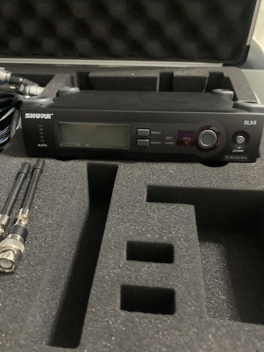 ORIGINAL - Shure SLX24, Bodypack SLX14 lavaliera instrument