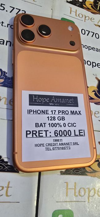 Hope Amanet P6 iphone 17 Pro Max