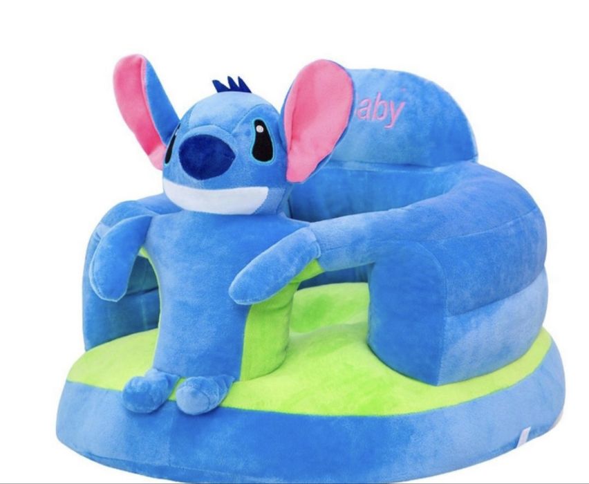 Плюшен стол за бебета и малки деца на Стич 45см, Stitch кресло/диван