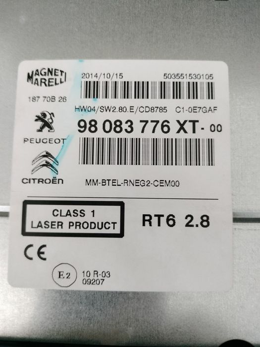 Unitate media Peugeot 3008/2009-2015,diverse cablaje.