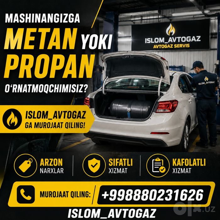 Metan va propan ustanovka