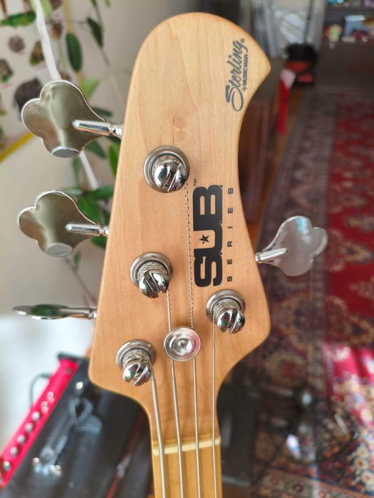 Sterling stingray ray 4 бас китара, sub, mint green