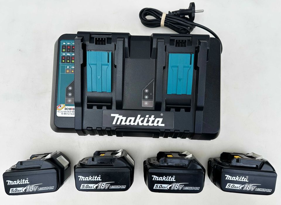 Makita DGA900 - Безчетков голям ъглошлайф 230мм 4x5.0Ah като нов!