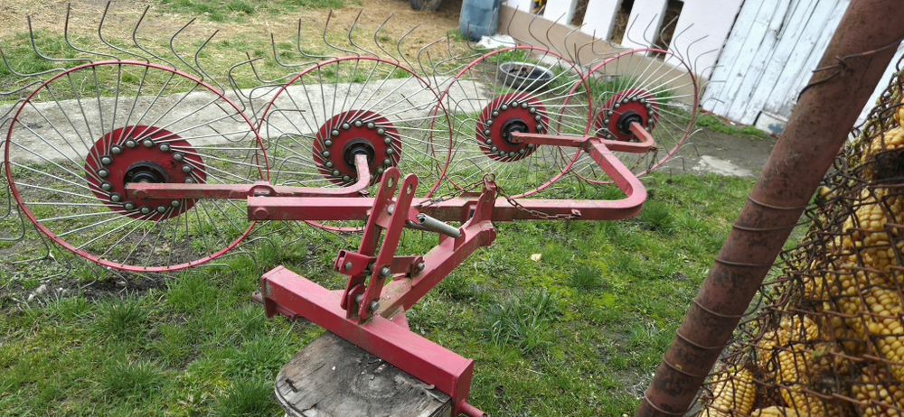 Disc și grebla tractor