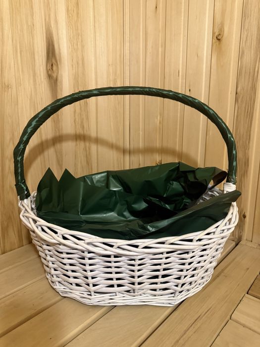 Корзины плетенные белые