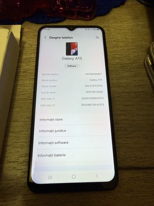 Samsung Galaxy A13, 64GB, 4GB RAM, 4G , Black