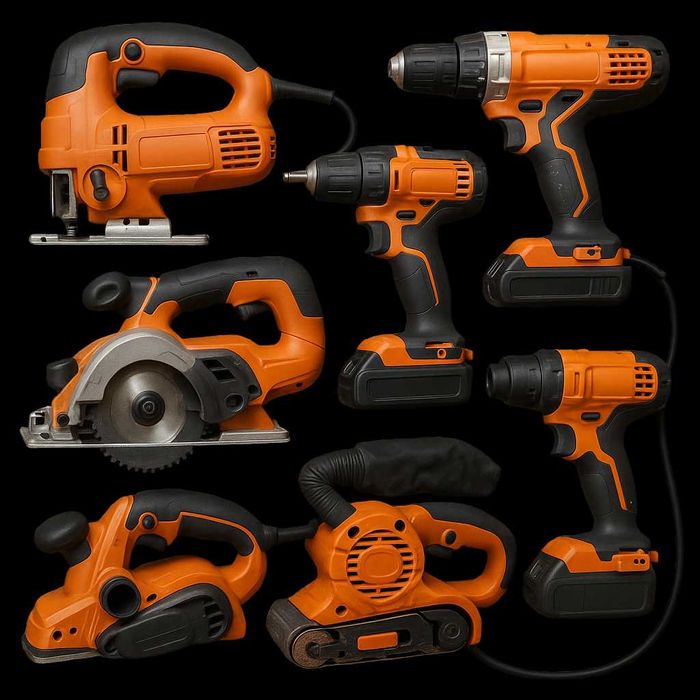 Электроинструмены Танкер. Шруповерт, Болгарка, Перфаратор,  Миксер