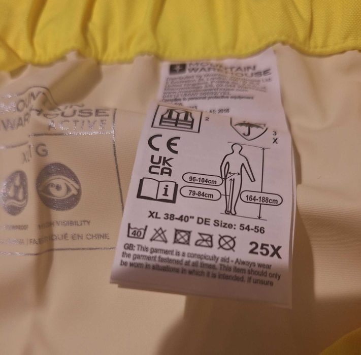 Pantaloni de lucru reflectorizanti waterproof XL