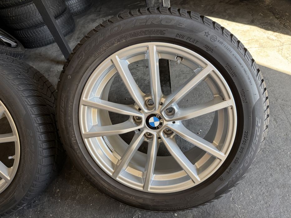 Roti Bmw Style 778 ,Seria 3 G20,G21 ,Seria 4 G22 ,G23 ,Seria 5 G30, 31 , Seria 2 G42 , X1 + anvel iarna 225/50/17 , Pirelli ,7 mm , DOT 2025 !