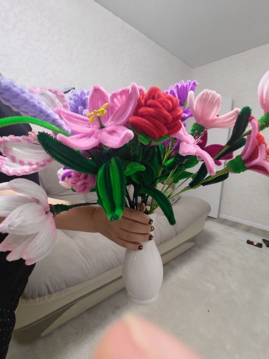 Цветы ручной работы