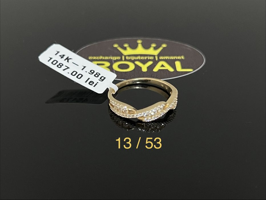 Bijuteria Royal CB : Inel dama aur 14K  1,98 grame
