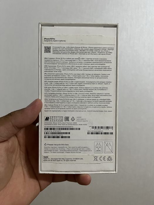 Продам iPhone 16 Pro 128gb