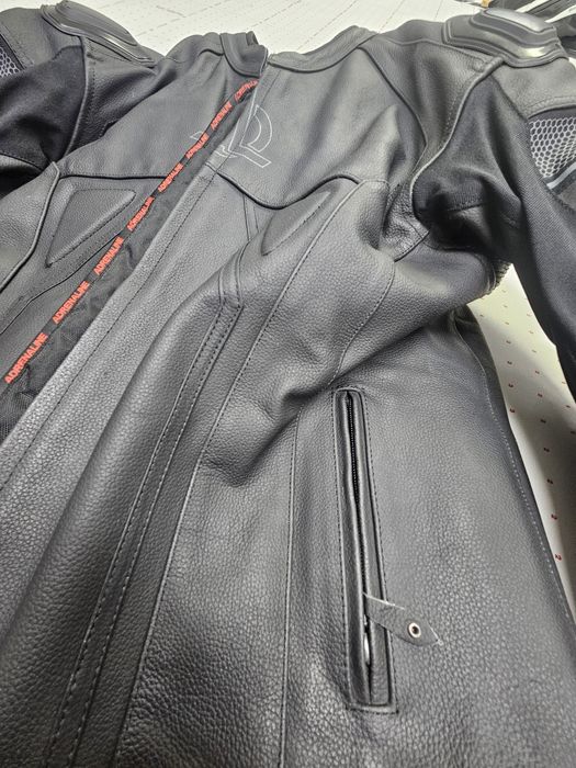 Geacă moto din piele Adrenaline XXL nouă