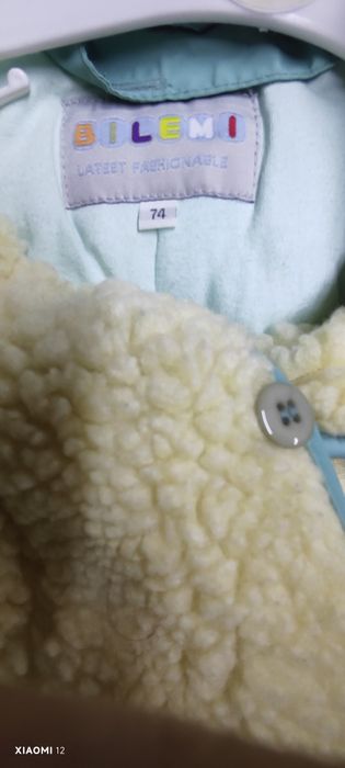 Теплый детский комбинезон