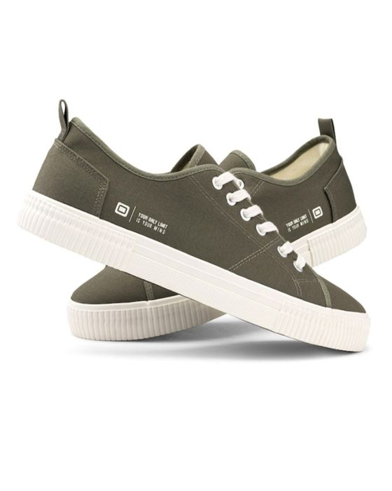 Мъжки кецове / гуменки Ombre зелен текстил 44 р-р