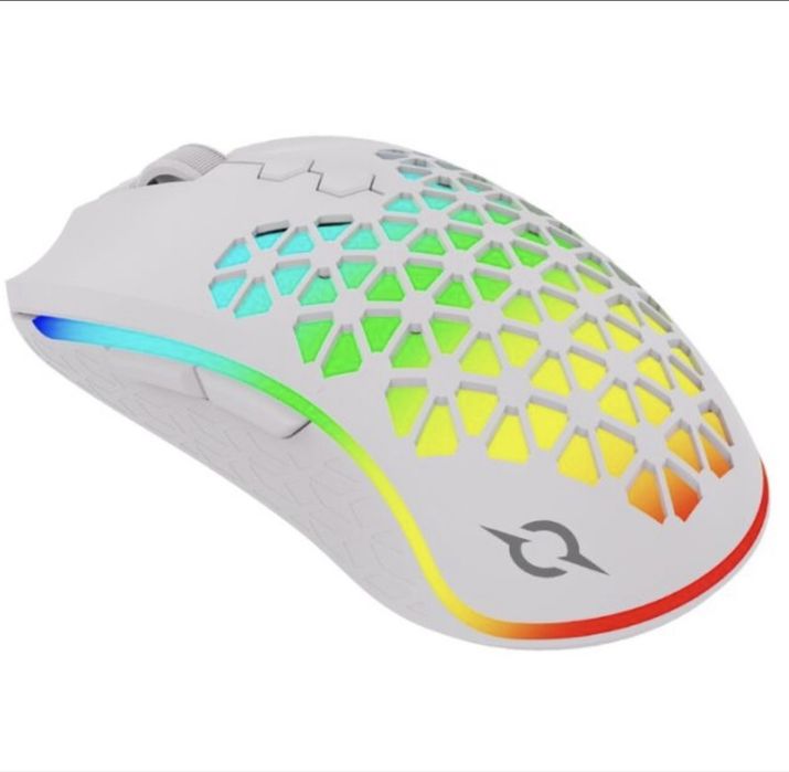 Mouse Gaming Wireless AQIRIS Polaris, White