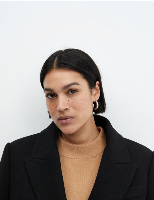 Mango вълнено палто