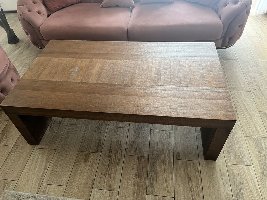 mobila living mob expert lemn de nuc