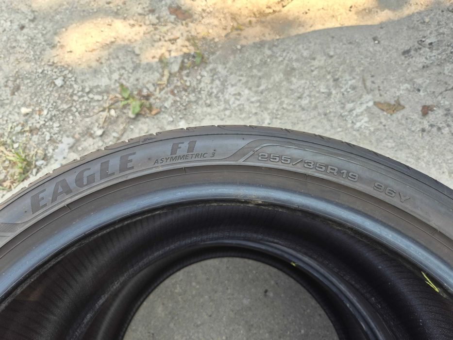 2 Anvelope de VARA - 255/35/19 96Y - GoodYear Eagle F1 Asymmetric 3 - Stare BUNA - DOT 2018 !