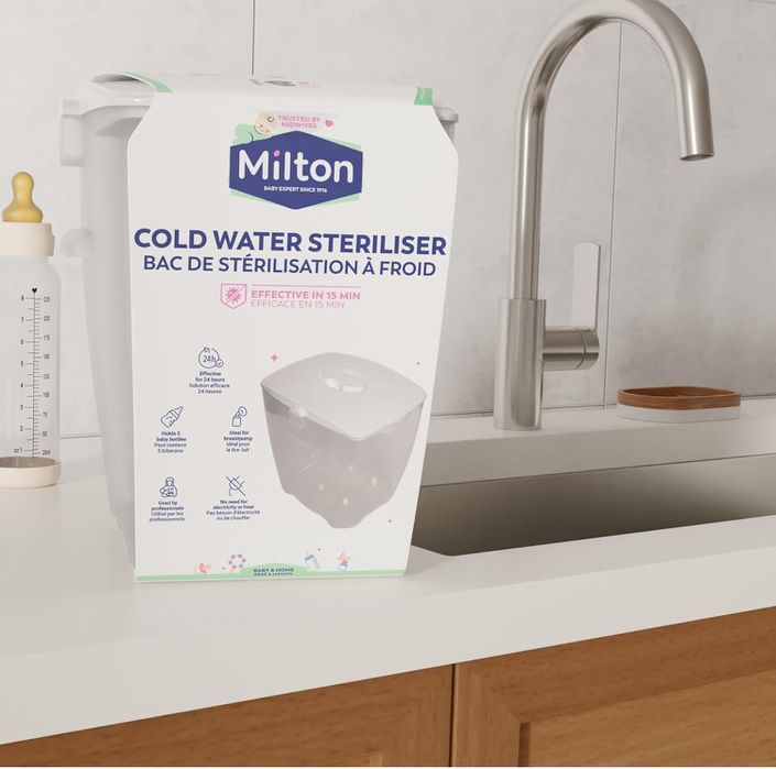 Milton Cold Water Steriliser (White) Стерилизатор за студена вода