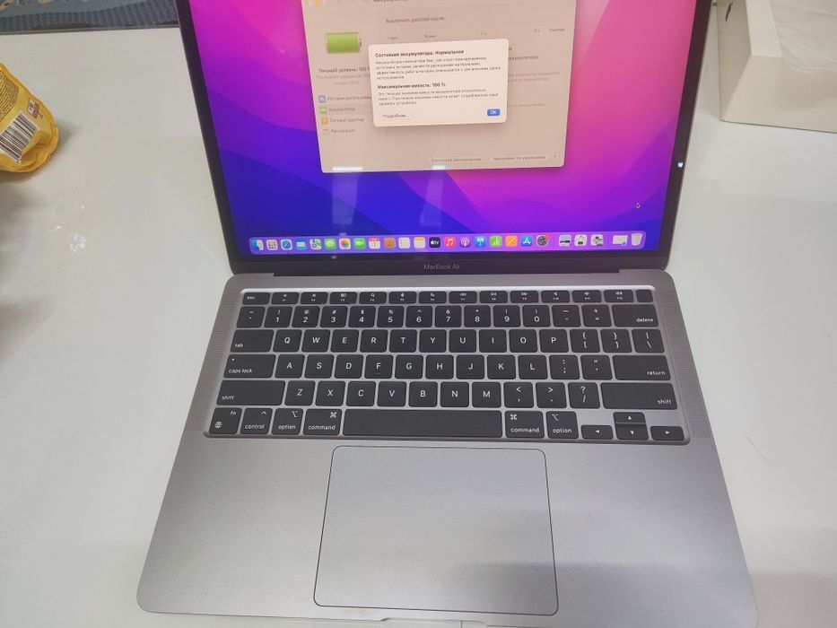 Mac book air 13 2022, АКБ 100%