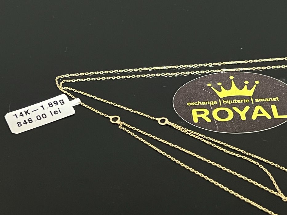 Bijuteria Royal CB : Lant aur 14K 585  1,89 gr