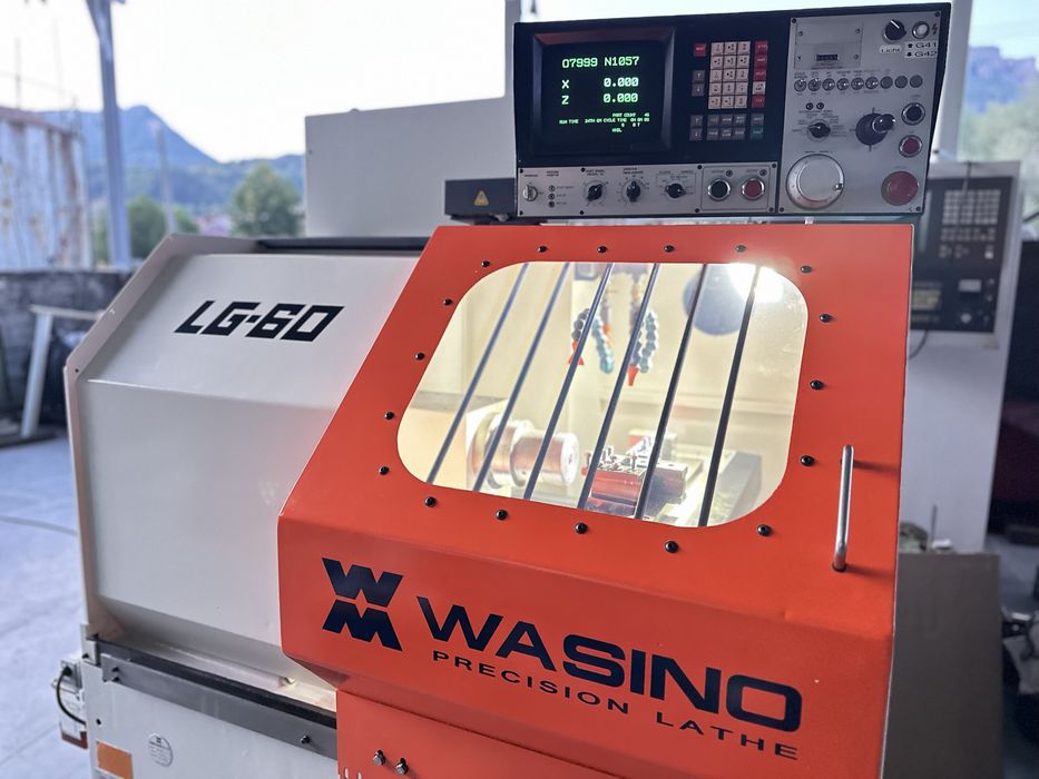 Прецизен японски CNC струг с ЦПУ Fanuc - Wasino LG-60
