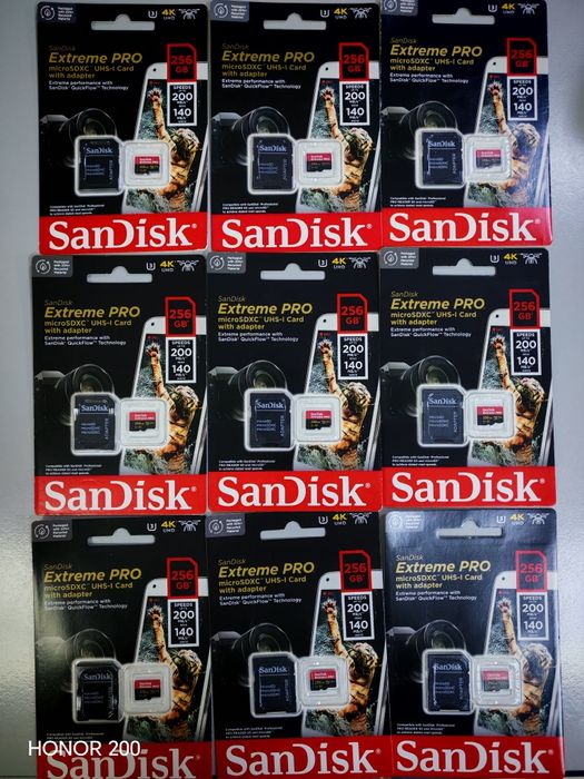 SanDisk Extreme Pro MicroSD 256gb 4K