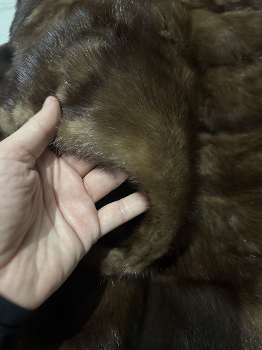 Шуба норка поперечная