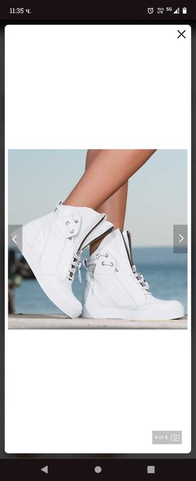 Дизайнерски кецове от естествена кожа на Exclusive jeans