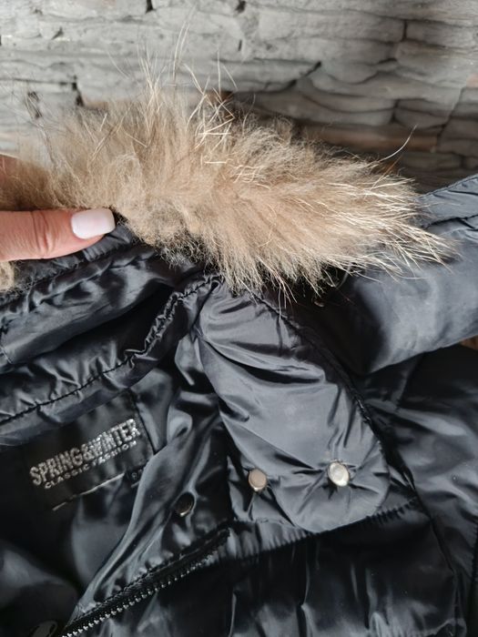 Зимно яке С/М размер с естествен пух