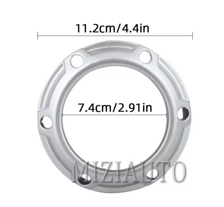 Хромирани кръгли рамки около халогените Мицубиши Mitsubishi Outlander