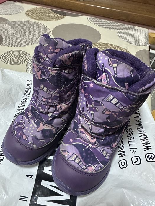 Дутики для девочки размер 27