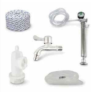 Butoi (cisterna) INOX cu capac flotant 350 L si camera din silicon, cadou robinet din INOX Garantie NOU Livrare rapida
