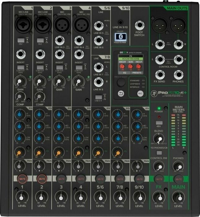 Mixer audio ProFX10v3+ Mackie ca nou 2025