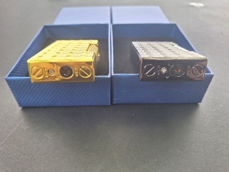 Луксозна метална запалка с два пламъка