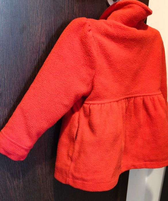 Детско официално коледно палто за момиче до 2г