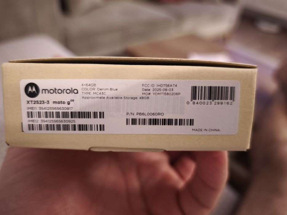 Телефон Motorola G05