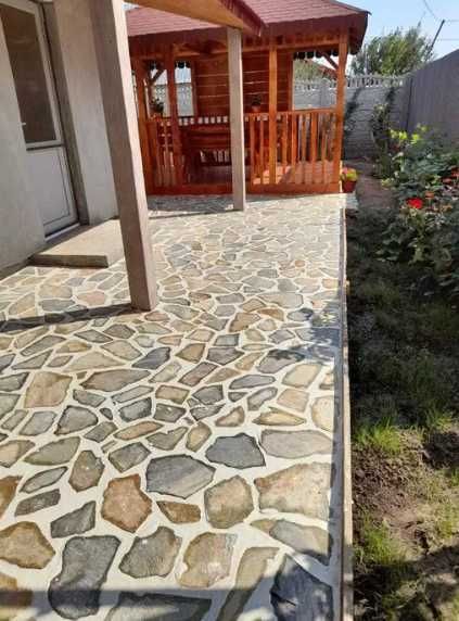 Placări garduri și socluri cu piatră naturală de munte