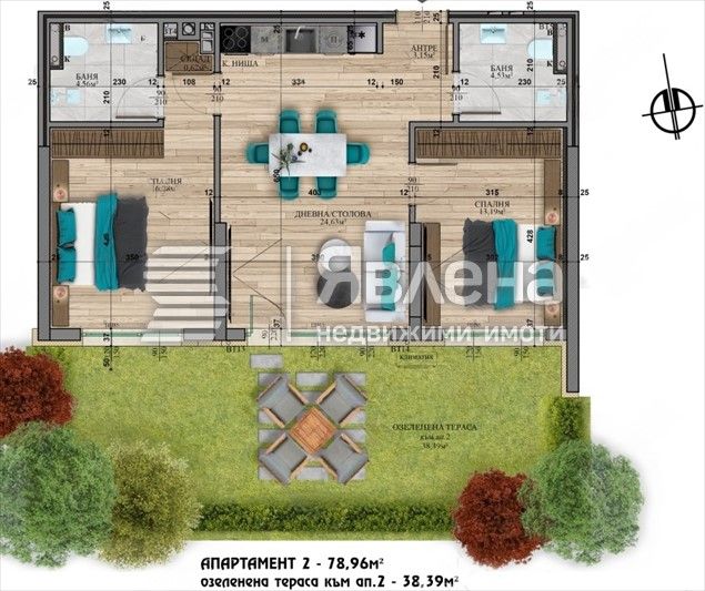 Продава се Тристаен апартамент в София, Бояна - 129 кв.м за 1704 €/кв.м - Снимка #1