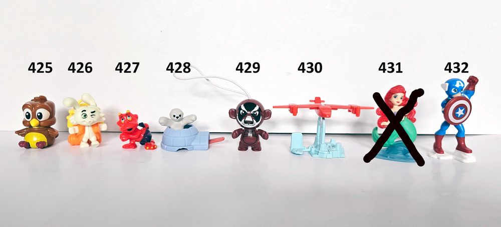 400 Киндер играчки от яйца Kinder Surprise