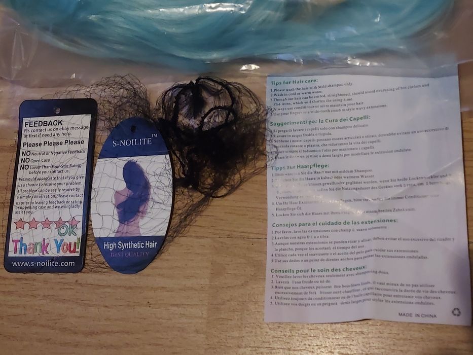 Perucă high synthetic hair 30 cm
