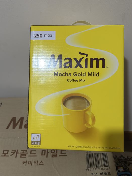 Корейский кофе 3 в 1 • Maxim Mocha Gold Mild • coffee mix
