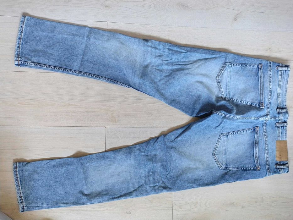 Blugi SMOG label light-wash denim blue jeans, Size 32/32