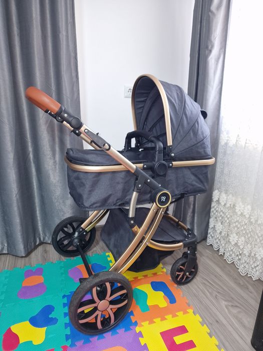 Carucior modular 3 in 1 Moni Polly Black