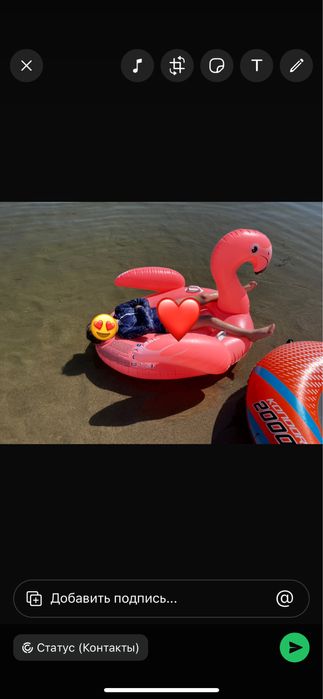 Продам фламинго для купания. Баллон.